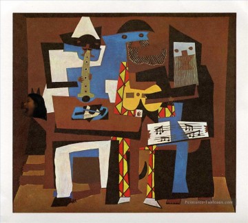  musiciens - Picasso Trois Musiciens cubiste Pablo Picasso